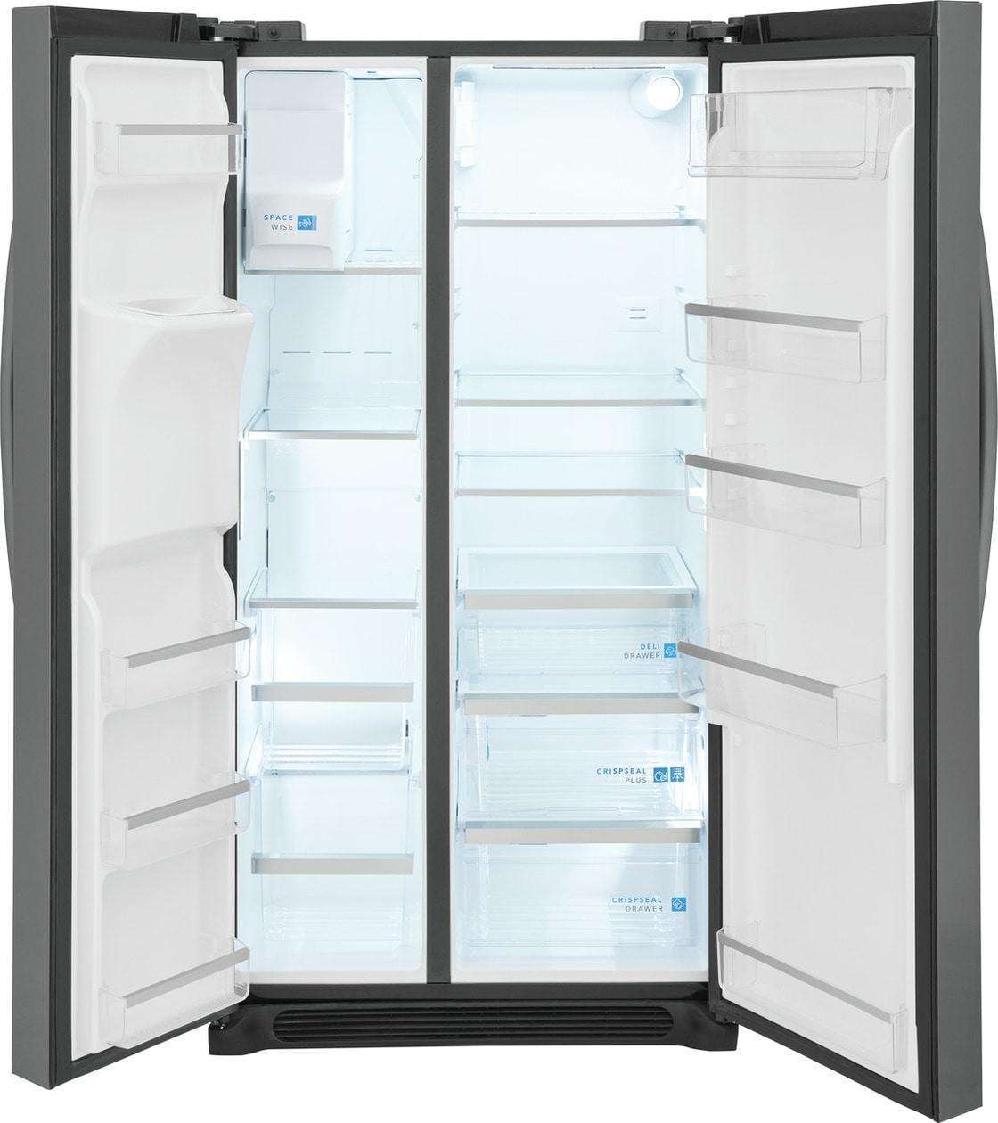 stripes Frigidaire Gallery 22 Cu. Ft. 36" Counter Depth Side by Side ...